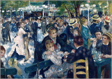 Muursticker  Bal du moulin de la Galette - Pierre-Auguste Renoir