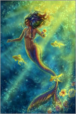 Gallery print  Rainbow Mermaid - Forbidden Desire - Tiffany Toland-Scott