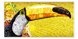 Premium poster Gorgeous toucan
