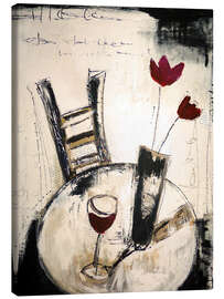 Canvas print  A glass of wine - Christin Lamade