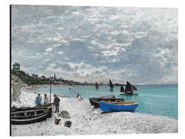 Aluminium print  Het strand van Sainte-Adresse - Claude Monet