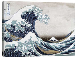 Canvas print  De grote golf van Kanagawa - Katsushika Hokusai