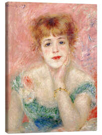 Canvas print  Jeanne Samary - Pierre-Auguste Renoir