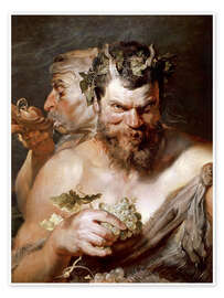 Poster  Two satyrs - Peter Paul Rubens