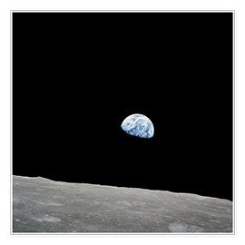 Poster Earth from the Moon