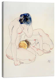 Canvas print  Two friends - Egon Schiele