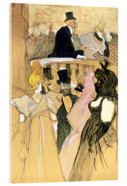 Acrylglas print  At the Opera Ball - Henri de Toulouse-Lautrec