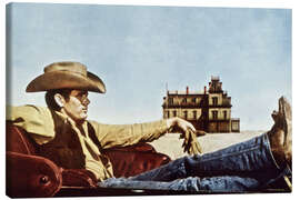 Canvas print  James Dean as a cowboy