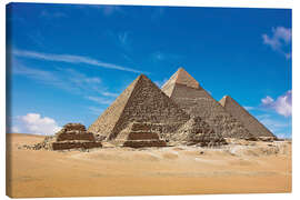 Canvas print  Pyramids of Giza - Miva Stock