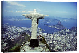 Canvas print  Christ statue in Rio de Janeiro - Sue Cunningham