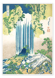 Poster  Yoro Waterfall in Mino Province - Katsushika Hokusai