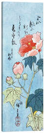 Canvas print  blooming poppy - Utagawa Hiroshige