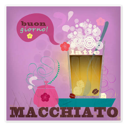 Premium poster Latte Macchiato