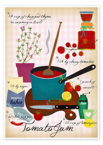 Premium poster Tomato Jam Recipe
