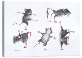 Canvas print  Mouse-Gymnastics - Stefan Kahlhammer