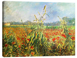 Canvas print  Green Corn Stalks - Vincent van Gogh