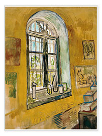 Poster  Raam in het atelier - Vincent van Gogh
