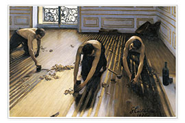 Poster  Les raboteurs de parquet - Gustave Caillebotte