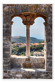 Poster  A view through the window in Tuscany, Italy - Filtergrafia