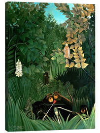 Canvas print  The Merry Jesters - Henri Rousseau