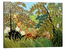 Aluminium print  Exotic landscape - Henri Rousseau