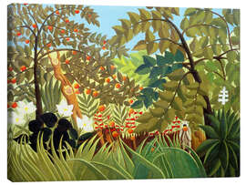 Canvas print  Exotic landscape - Henri Rousseau