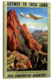 Canvas print  Skyway to Inca Land - Vintage Travel Collection