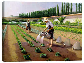 Canvas print  The Gardeners - Gustave Caillebotte