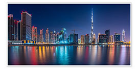 Premium poster Dubai Skyline