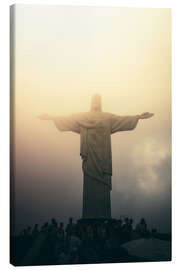 Canvas print  Christ the redeemer statue at sunset, Rio de Janeiro, Brazil - Alejandro Moreno de Carlos