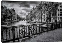 Canvas print  Amsterdam Emperor's Canal / Keizergracht - Melanie Viola
