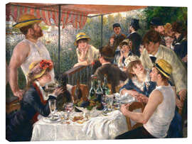 Canvas print  Lunch van de roeiers - Pierre-Auguste Renoir