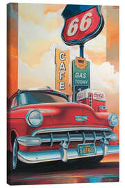 Canvas print  American West Roadside Café - Georg Huber