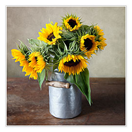 Premium poster Sunflowers 01