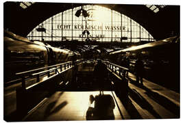 Canvas print  Railway Station in Cologne - Die Farbenflüsterin