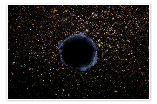 Premium poster A Black Hole in a Globular Cluster