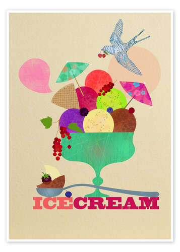 Premium poster Ice cream