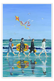 Poster  Abbey Road strand - Peter Adderley