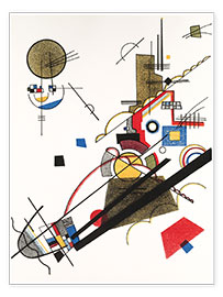 Poster  Vrolijke klim - Wassily Kandinsky