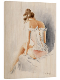 Hout print  Seductive lingerie - Marita Zacharias