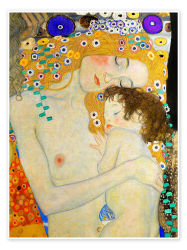 Poster Moeder en kind (detail) II