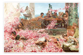 Poster  De rozen van Heliogabalus - Lawrence Alma-Tadema