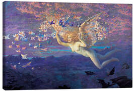 Canvas print  Wings of the Morning - Edward Robert Hughes