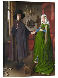 Canvas print  Portret van Giovanni Arnolfini en zijn vrouw - Jan van Eyck