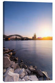 Canvas print  Cologne on the Rhine-shore - rclassen