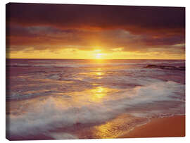 Canvas print  Sunset on the Pacific - Jaynes Gallery