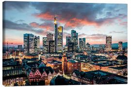 Canvas print  Frankfurt Skyline - euregiophoto