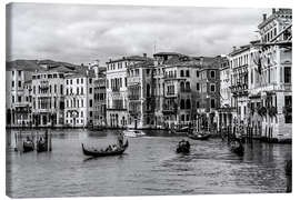 Canvas print  Venice black and white - Filtergrafia