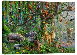 Canvas print  JungleTree - Adrian Chesterman