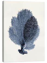 Canvas print  Marineblauw koral 2 - Patruschka